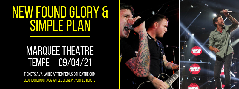 New Found Glory & Simple Plan at Marquee Theatre tickets New Found Glory & Simple Plan at Marquee Theatre