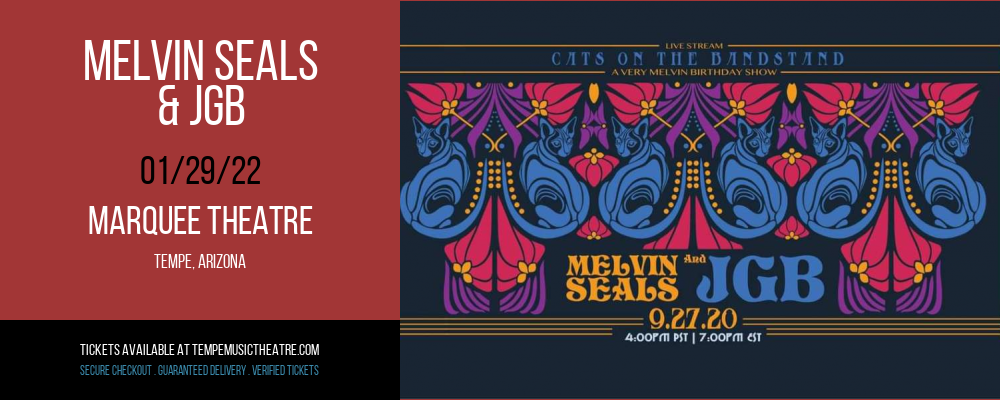 Melvin Seals & JGB at Marquee Theatre tickets Melvin Seals & JGB at Marquee Theatre
