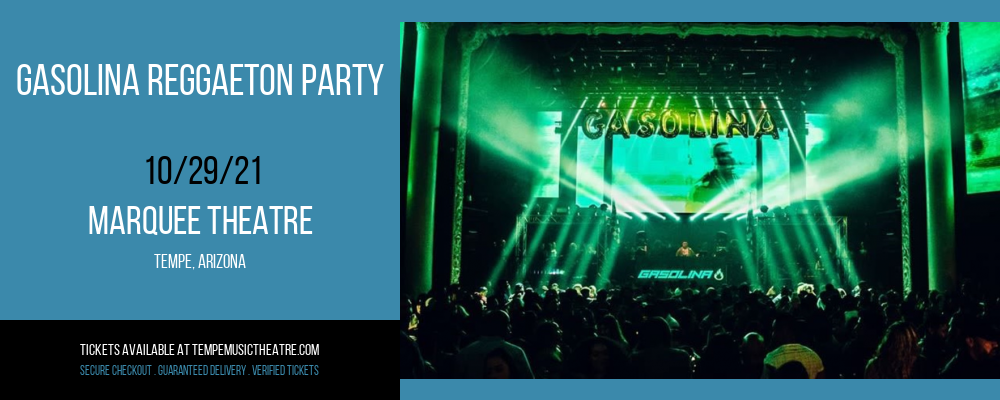 Gasolina Reggaeton Party at Marquee Theatre tickets Gasolina Reggaeton Party at Marquee Theatre