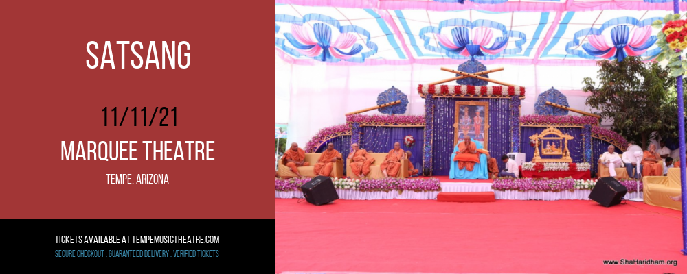 Satsang at Marquee Theatre tickets Satsang at Marquee Theatre