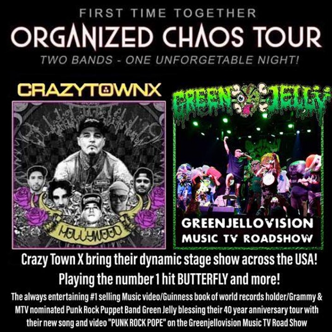 Crazy Town & Green Jelly at Marquee Theatre