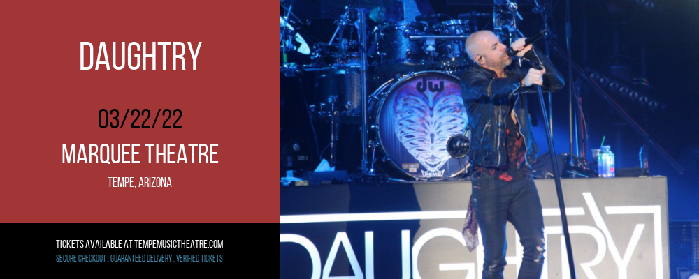 Daughtry at Marquee Theatre tickets Daughtry at Marquee Theatre