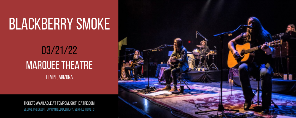 Blackberry Smoke at Marquee Theatre tickets Blackberry Smoke at Marquee Theatre
