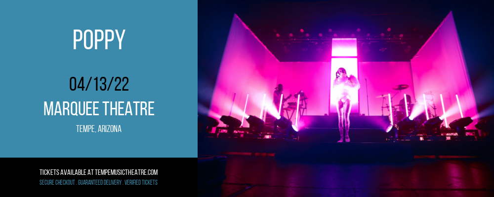 Poppy at Marquee Theatre tickets Poppy at Marquee Theatre