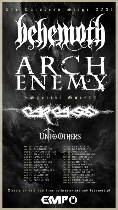 Arch Enemy & Behemoth at Marquee Theatre