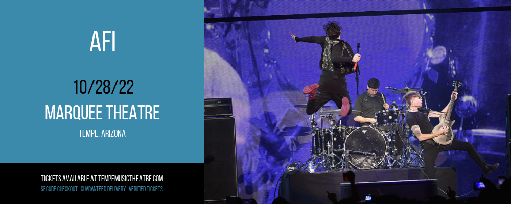 AFI at Marquee Theatre tickets AFI at Marquee Theatre