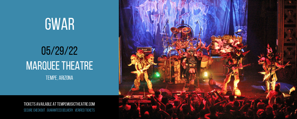 GWAR at Marquee Theatre tickets GWAR at Marquee Theatre