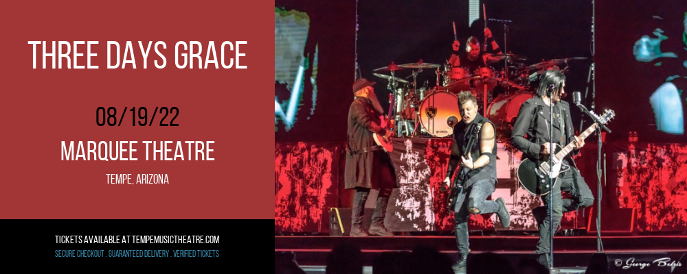 Three Days Grace at Marquee Theatre tickets Three Days Grace at Marquee Theatre