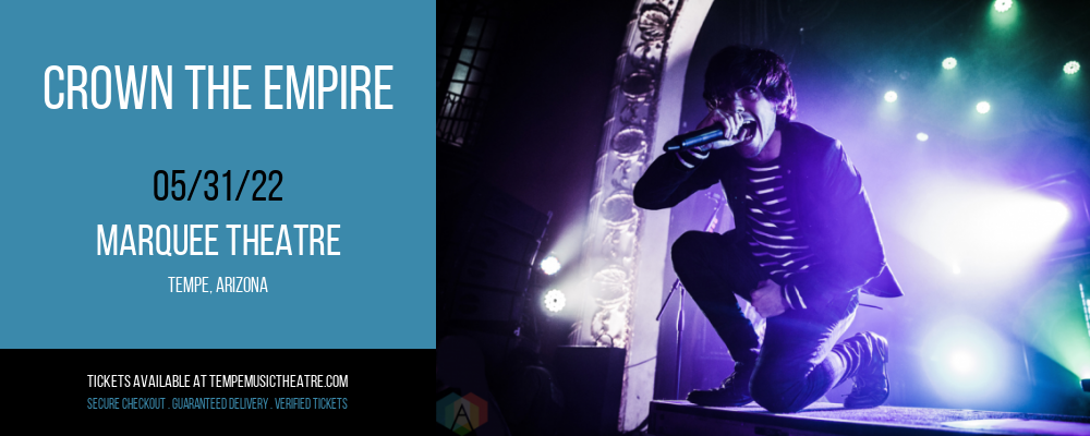 Crown The Empire at Marquee Theatre tickets Crown The Empire at Marquee Theatre