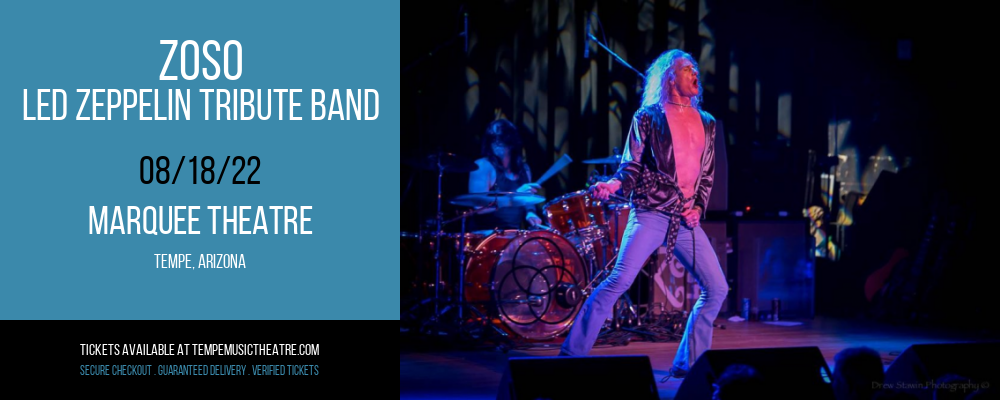 Zoso - Led Zeppelin Tribute Band at Marquee Theatre