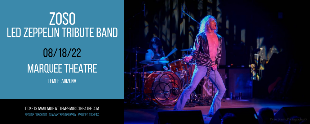 Zoso - Led Zeppelin Tribute Band at Marquee Theatre tickets Zoso - Led Zeppelin Tribute Band at Marquee Theatre