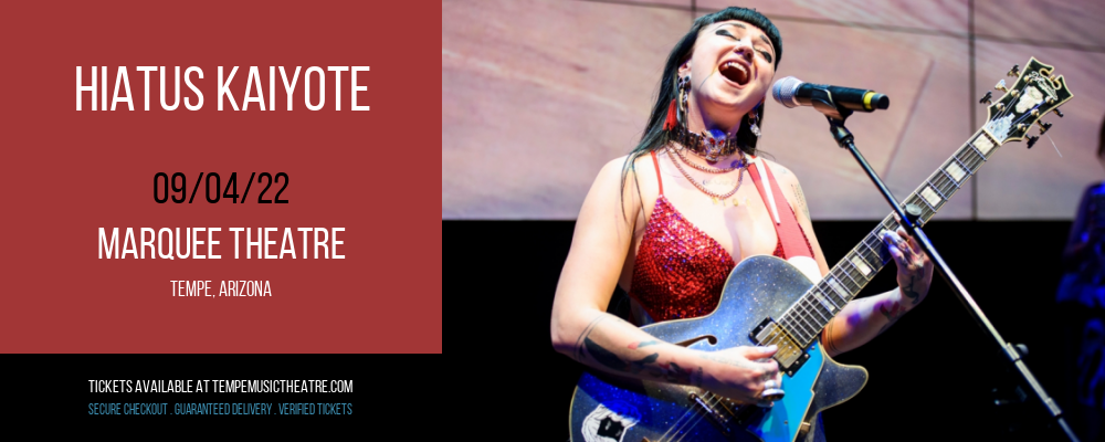 Hiatus Kaiyote at Marquee Theatre tickets Hiatus Kaiyote at Marquee Theatre