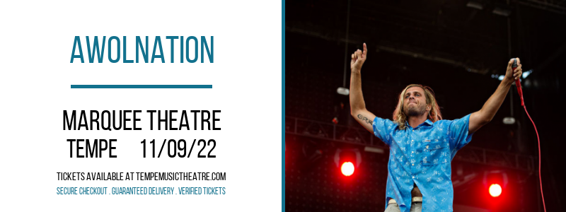Awolnation at Marquee Theatre tickets Awolnation at Marquee Theatre