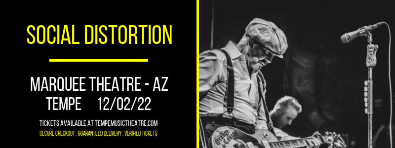 Social Distortion at Marquee Theatre tickets Social Distortion at Marquee Theatre