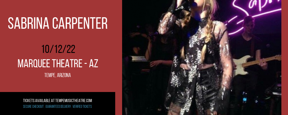 Sabrina Carpenter at Marquee Theatre tickets Sabrina Carpenter at Marquee Theatre