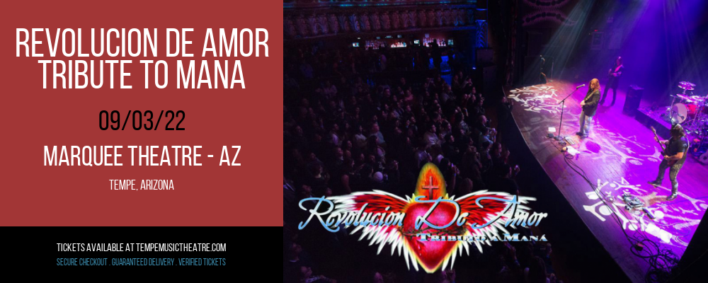 Revolucion de Amor - Tribute to Mana at Marquee Theatre