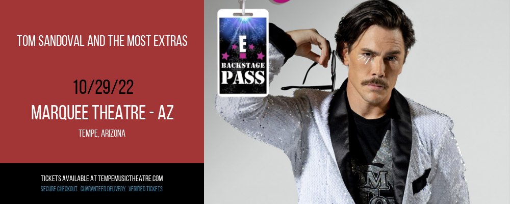 Tom Sandoval and The Most Extras at Marquee Theatre tickets Tom Sandoval and The Most Extras at Marquee Theatre