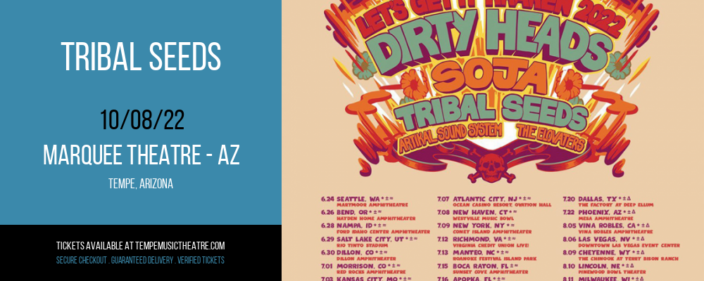Tribal Seeds at Marquee Theatre tickets Tribal Seeds at Marquee Theatre