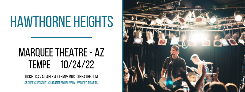 Hawthorne Heights at Marquee Theatre tickets Hawthorne Heights at Marquee Theatre