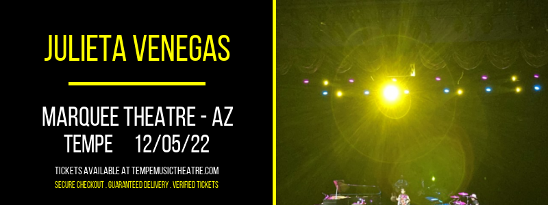 Julieta Venegas at Marquee Theatre tickets Julieta Venegas at Marquee Theatre