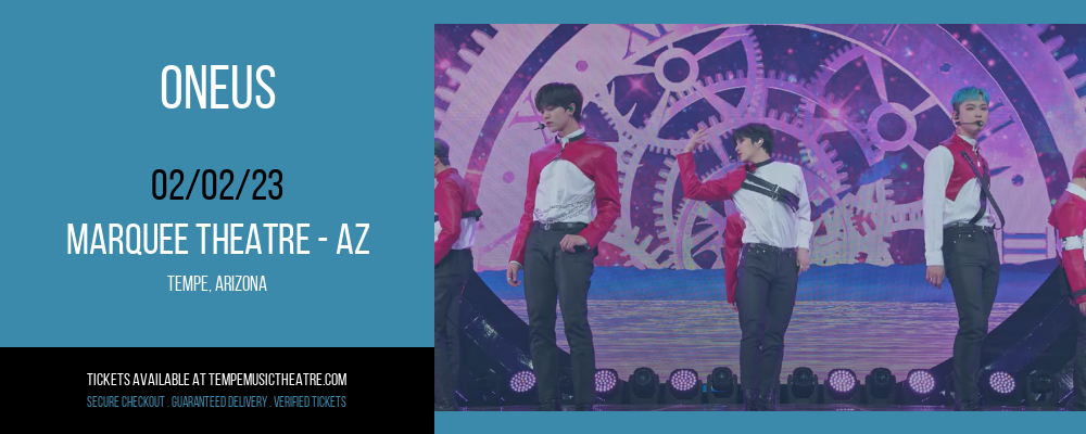 Oneus at Marquee Theatre tickets Oneus at Marquee Theatre
