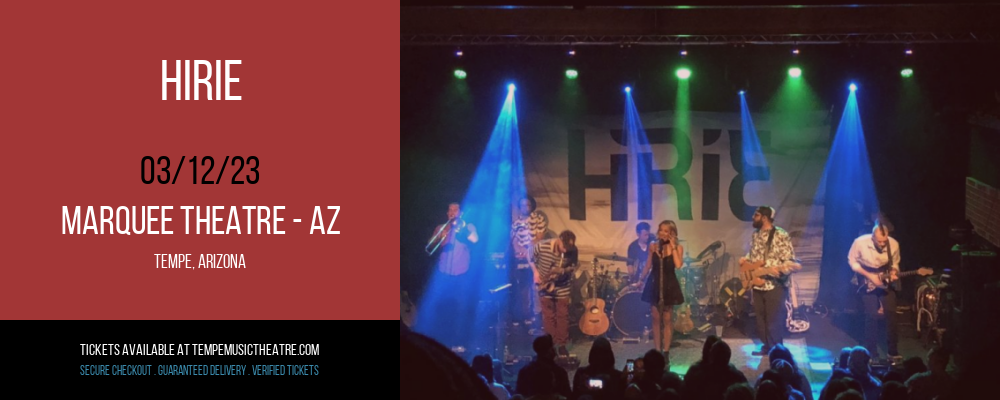 Hirie at Marquee Theatre tickets Hirie at Marquee Theatre