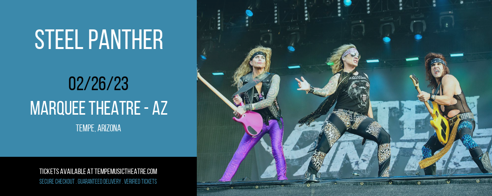 Steel Panther at Marquee Theatre tickets Steel Panther at Marquee Theatre