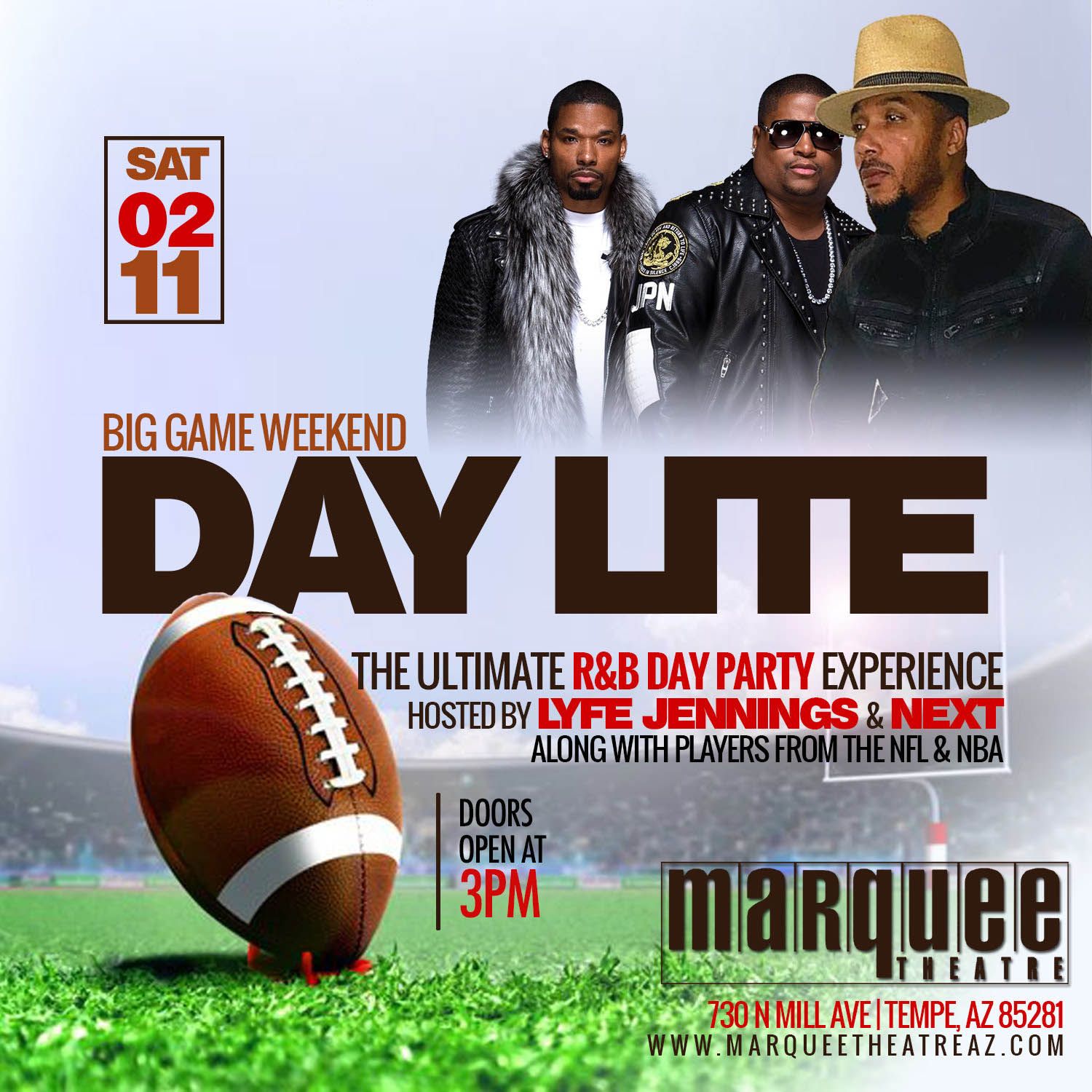 Day Lite - Big Game Weekend Kickoff at Marquee Theatre