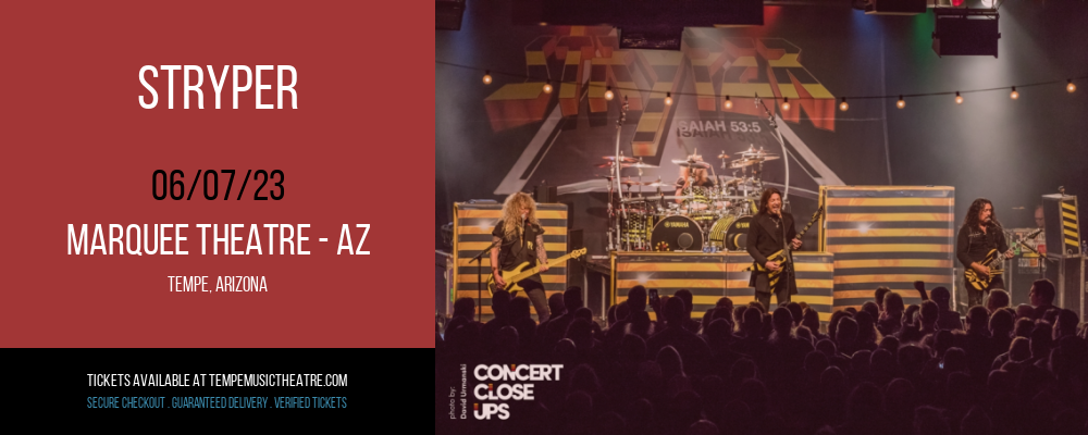 Stryper at Marquee Theatre tickets Stryper at Marquee Theatre