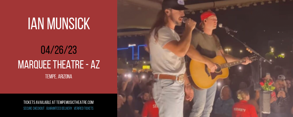 Ian Munsick at Marquee Theatre tickets Ian Munsick at Marquee Theatre