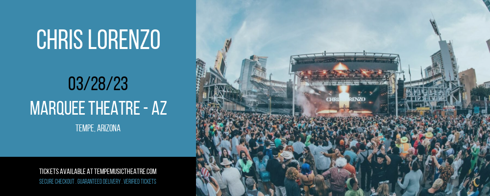 Chris Lorenzo at Marquee Theatre tickets Chris Lorenzo at Marquee Theatre