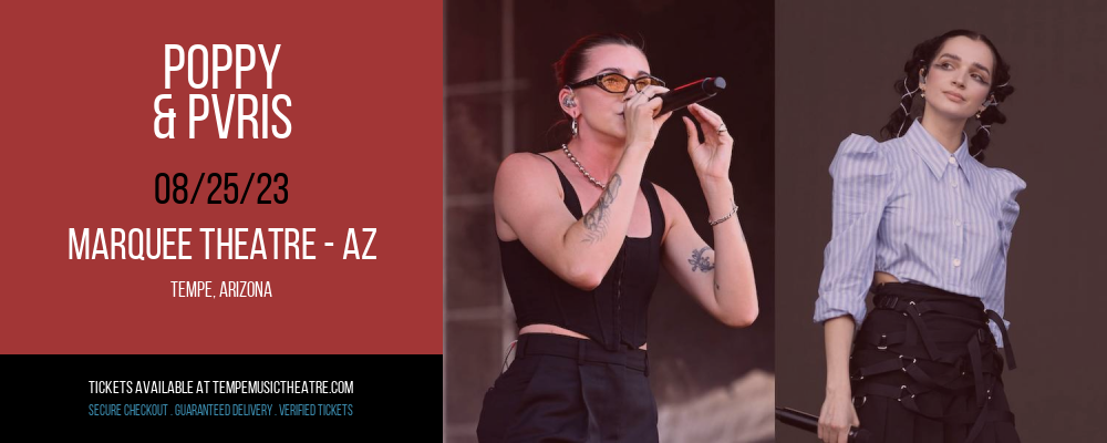 Poppy & Pvris at Marquee Theatre tickets Poppy & Pvris at Marquee Theatre