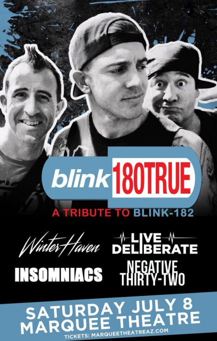 Blink 180TRUE - Tribute to Blink 182 at Marquee Theatre