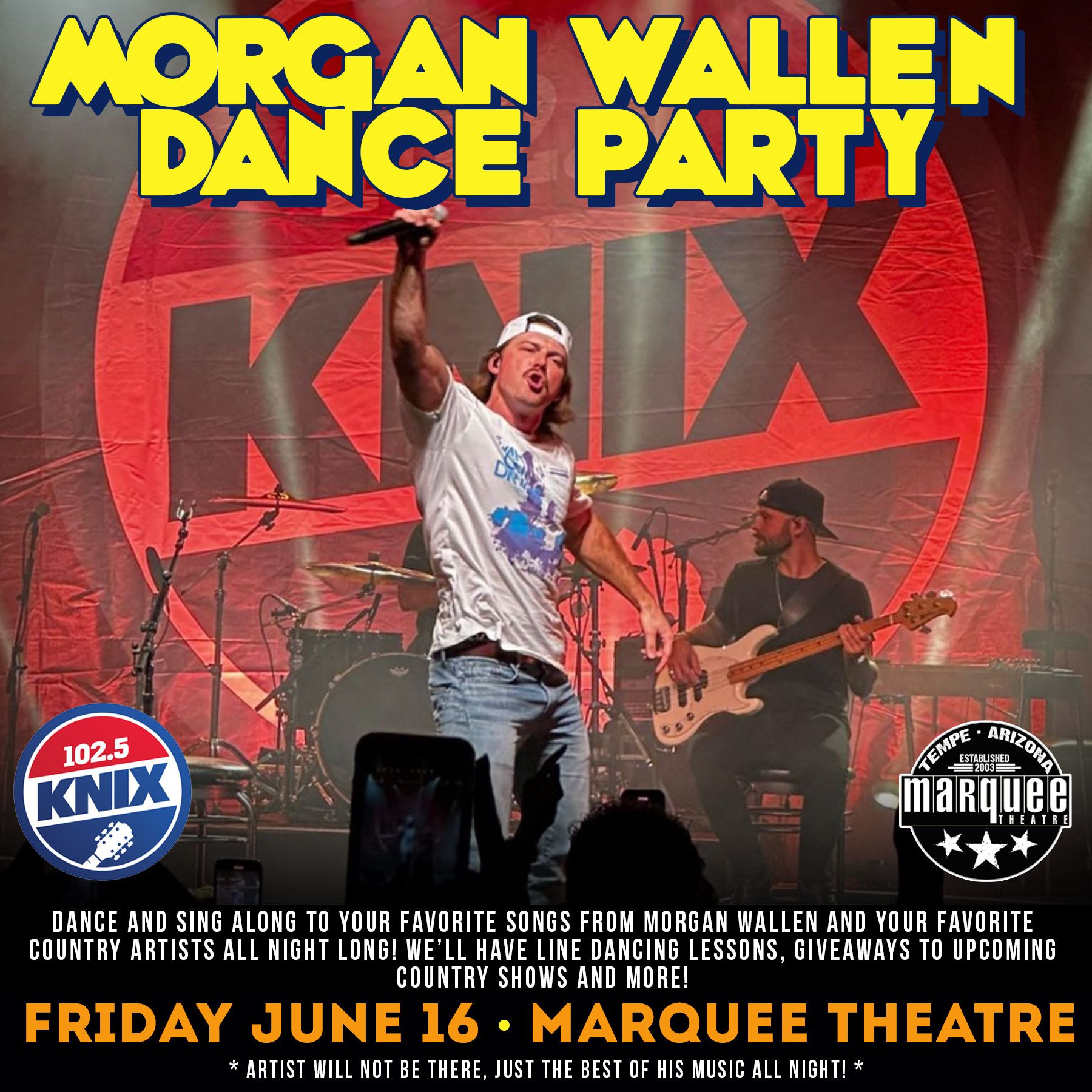 Morgan Wallen Dance Party at Marquee Theatre