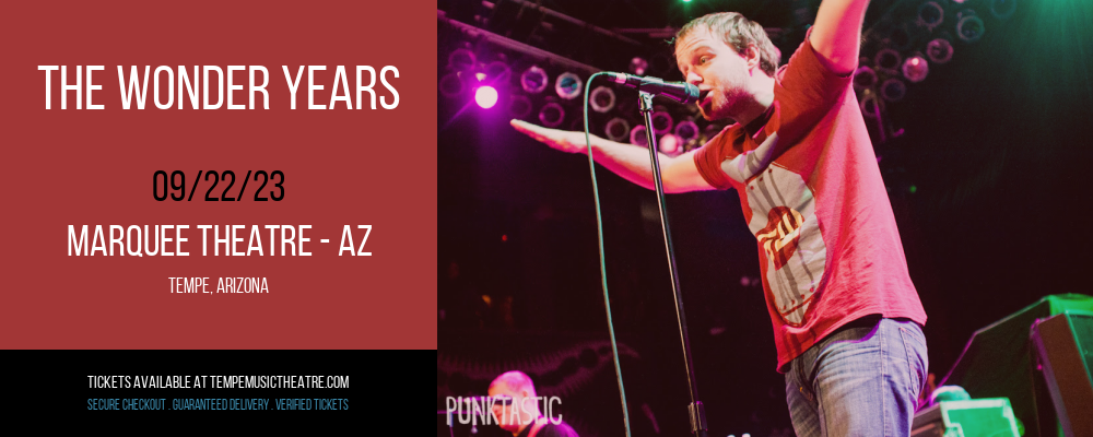 The Wonder Years at Marquee Theatre tickets The Wonder Years at Marquee Theatre