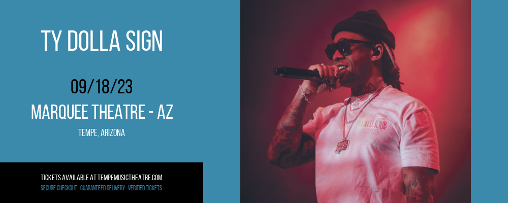 Ty Dolla Sign [CANCELLED] at Marquee Theatre - AZ