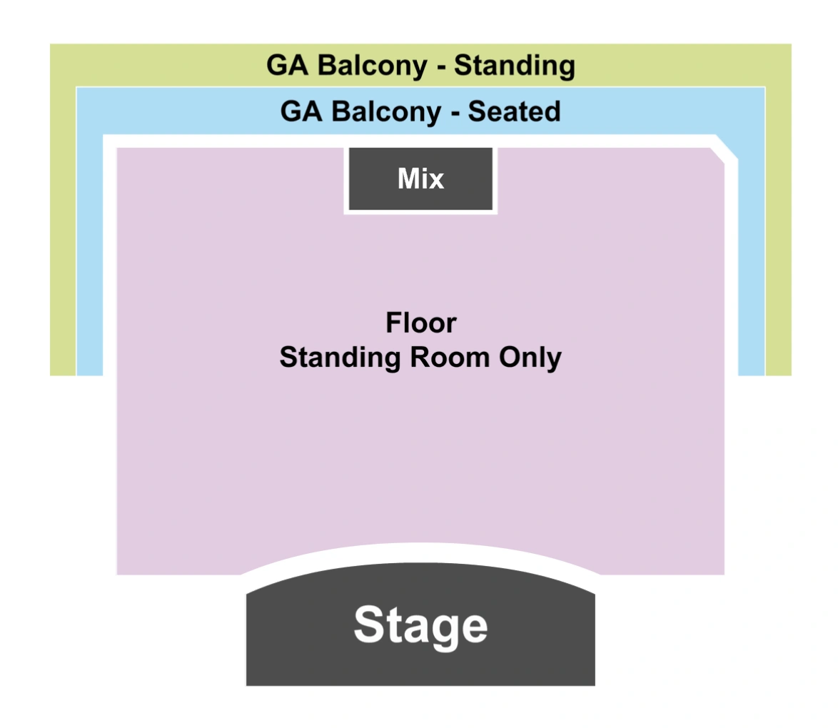 marquee theatre - az seating chart