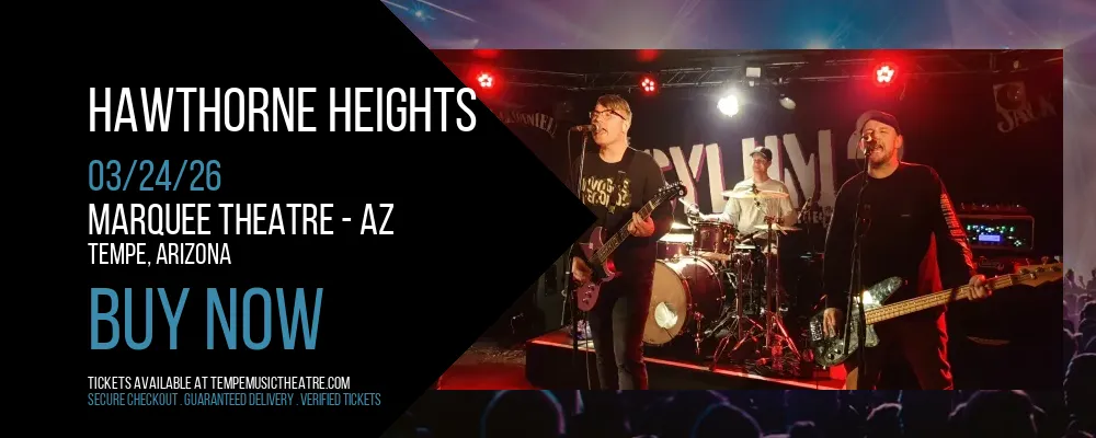 Hawthorne Heights at Marquee Theatre - AZ