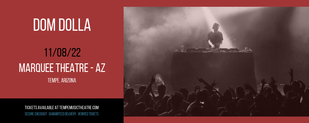 Dom Dolla at Marquee Theatre tickets Dom Dolla at Marquee Theatre