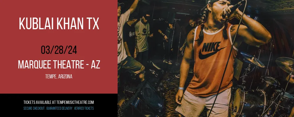Kublai Khan TX at Marquee Theatre - AZ