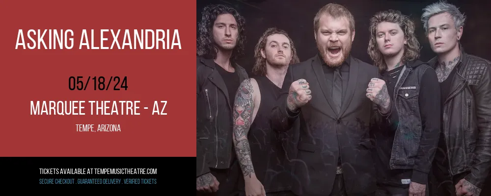 Asking Alexandria at Marquee Theatre - AZ